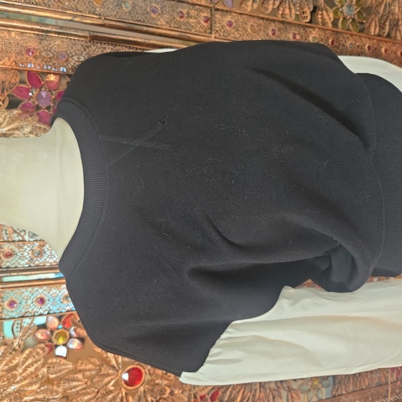 NWT Truth By Republic Balloon Sleeve Knit Sweater Black White Size Small Womens - Picture 6 of 9